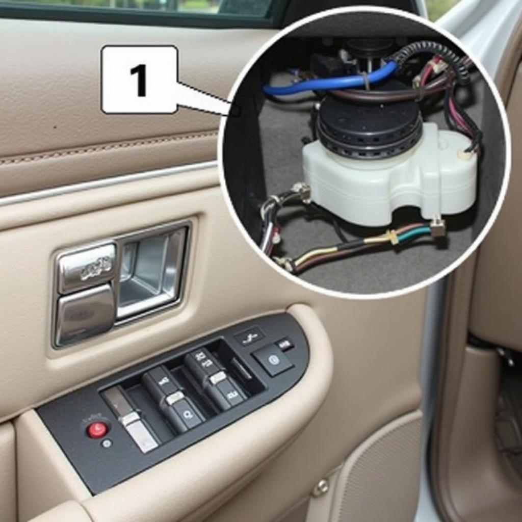 1997 Town Car Window Motor Plug Location