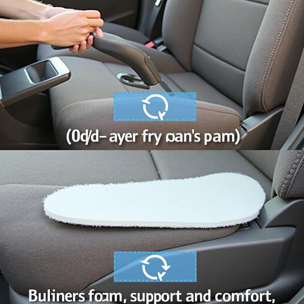 Adding Foam to Car Seat Cushion