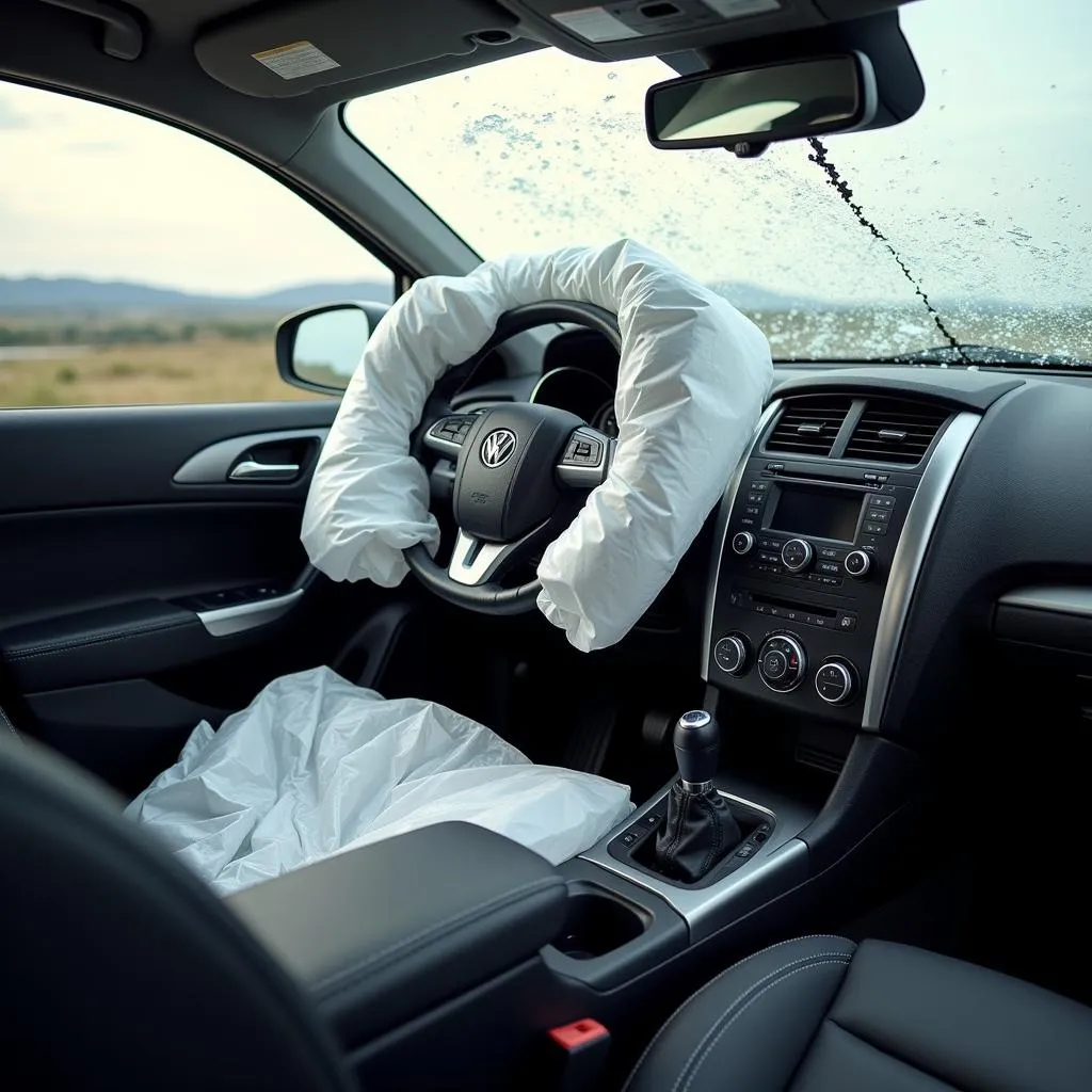 Airbag Deployment Damage