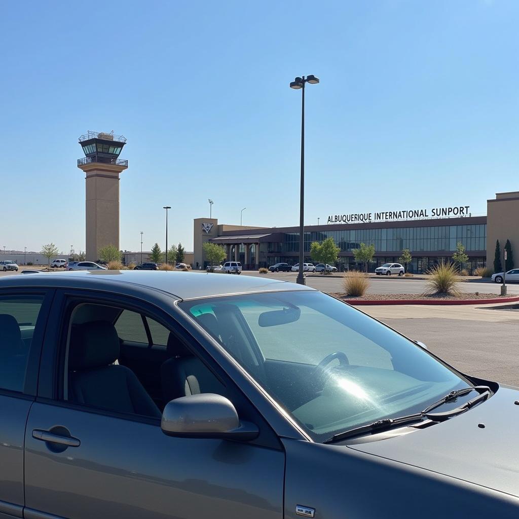 Car window repair near Albuquerque Airport