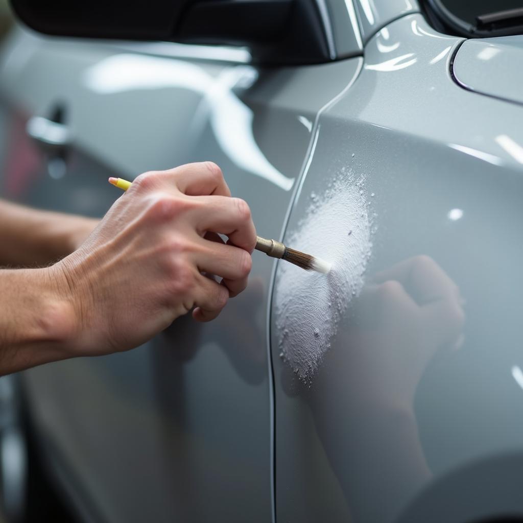 Applying Automotive Touch-Up Paint