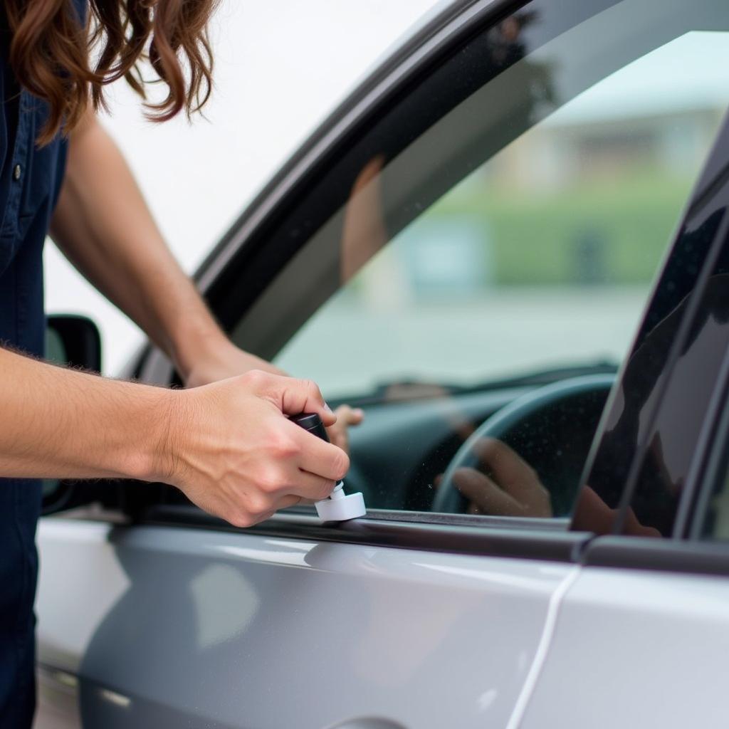 Applying Car Window Sealant Correctly