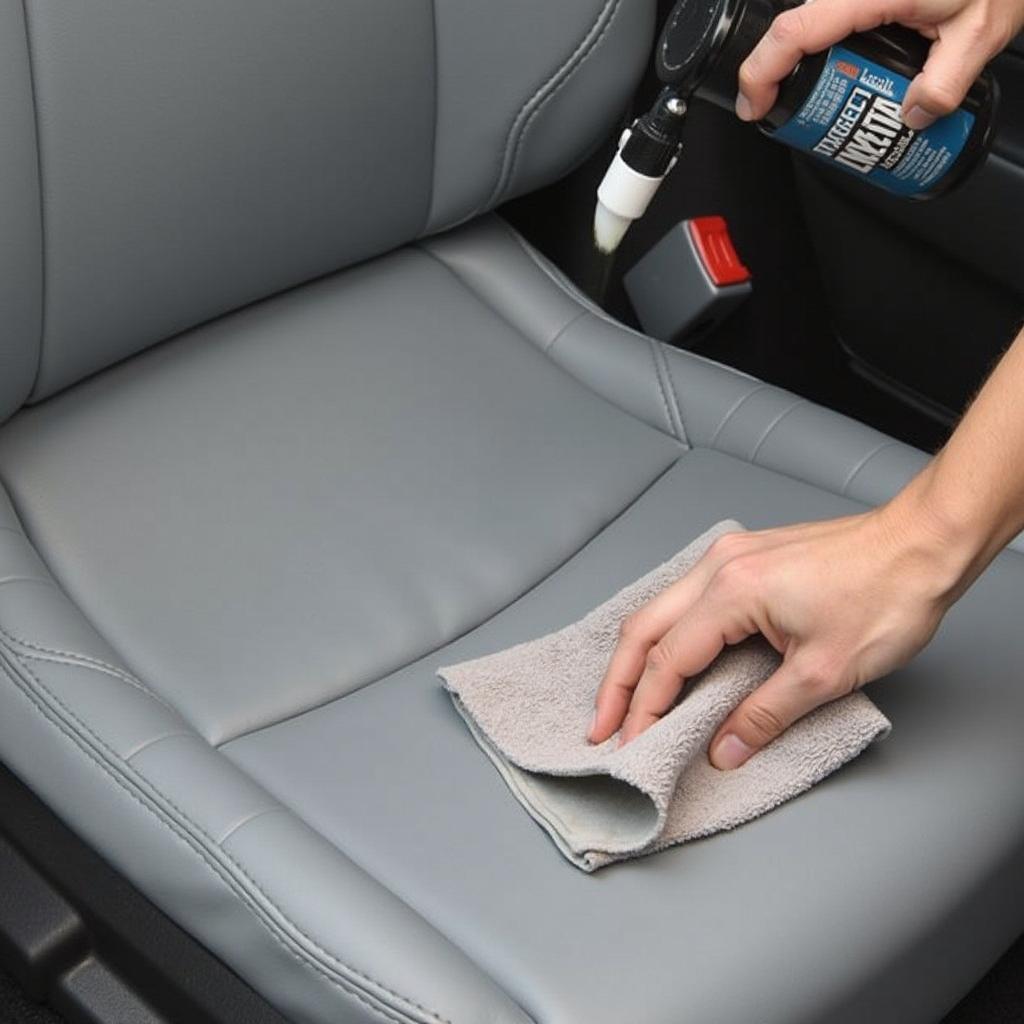 Conditioning a Town Vinyl Car Seat