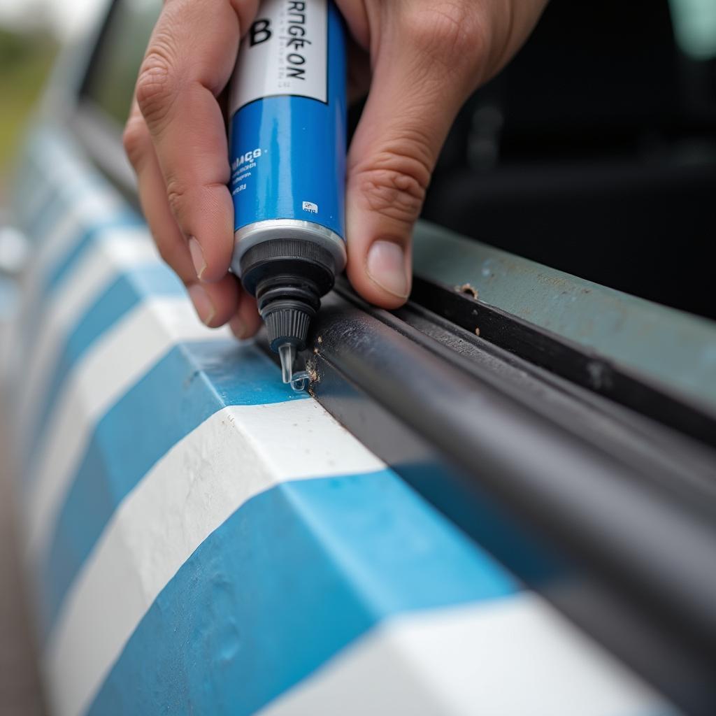 Sealing a Car Window