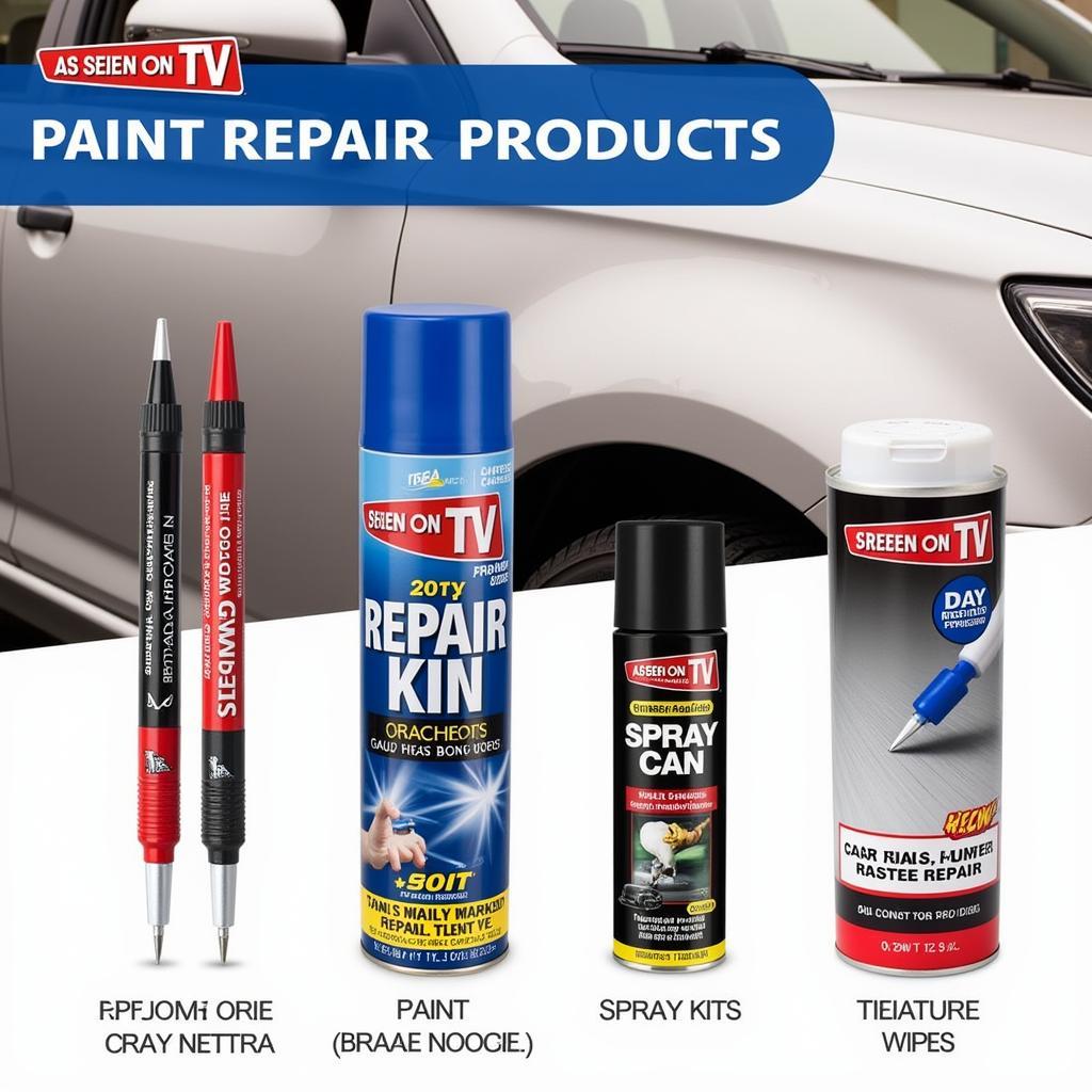 Types of As Seen on TV Car Paint Repair Products