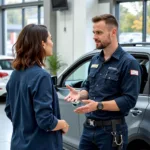 Customer Asking Questions About Car Window Repair in Conifer CO