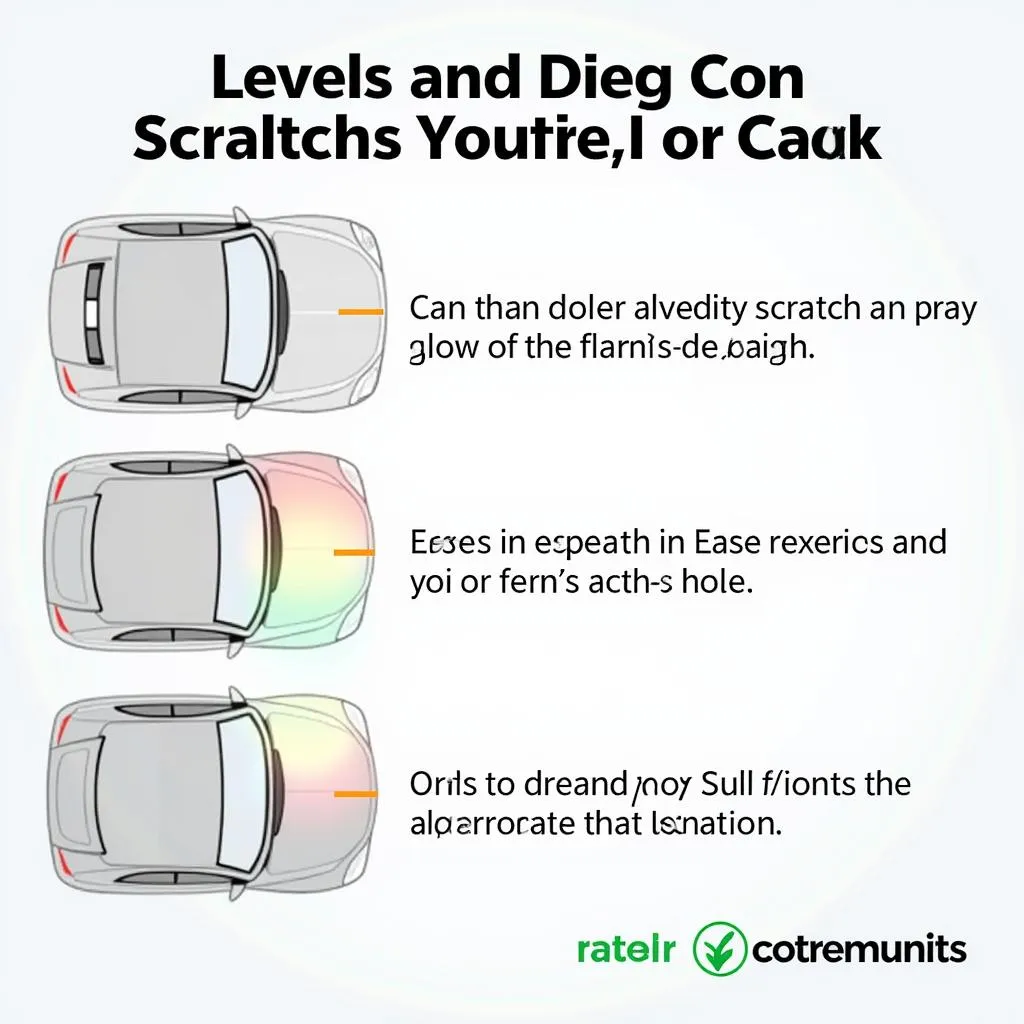 Assessing the severity of a keyed car scratch