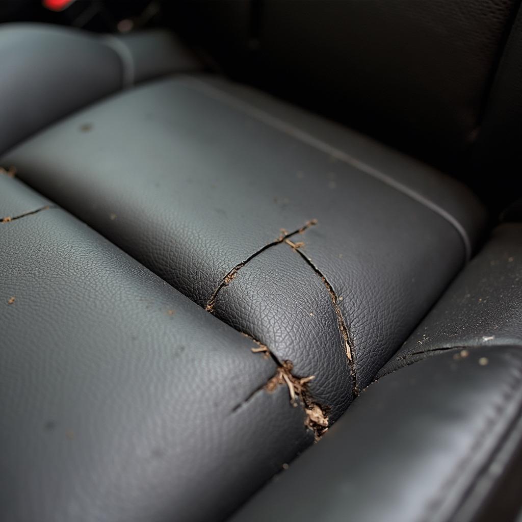 Assessing Leather Car Seat Damage