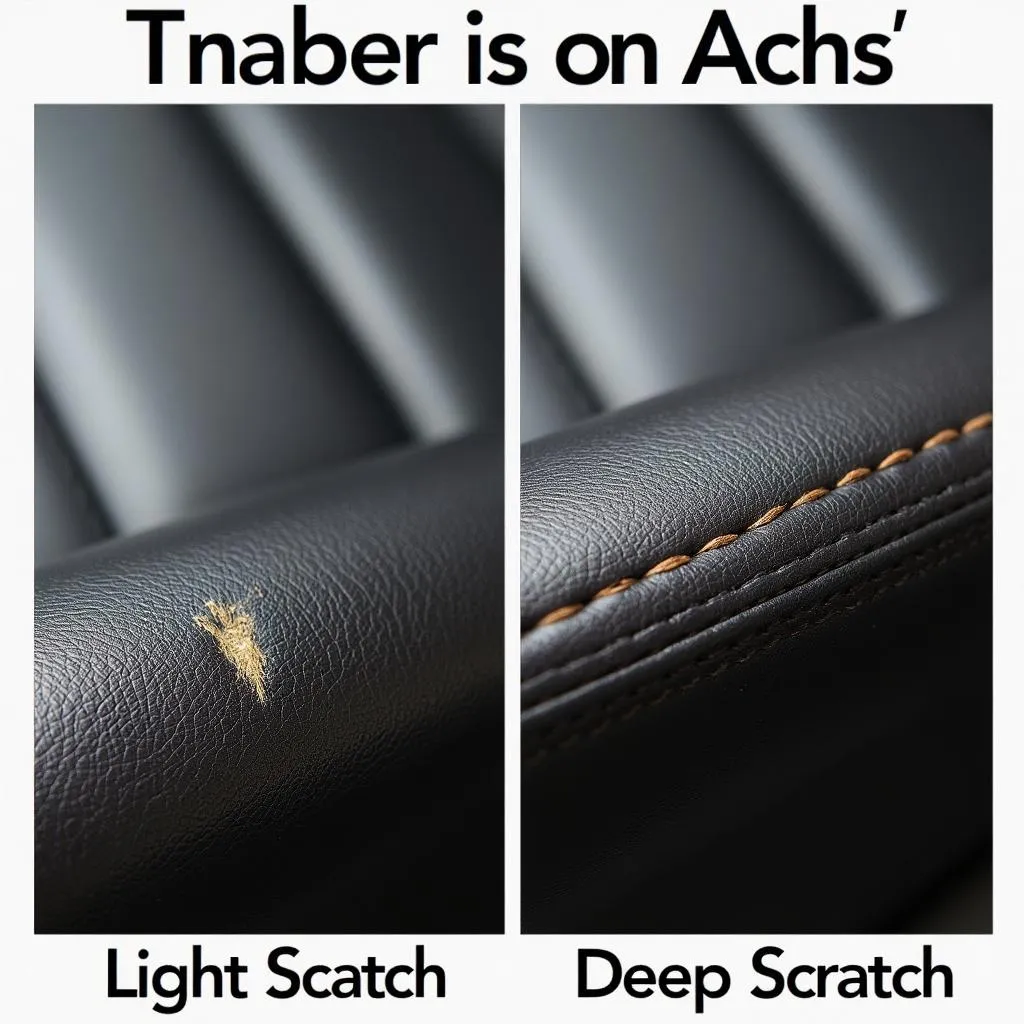 Assessing Leather Scratch Depth