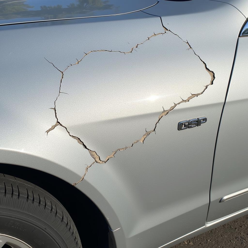 Assessing Sun-Damaged Car Paint