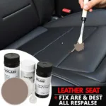 Audi car seat leather repair kit in action