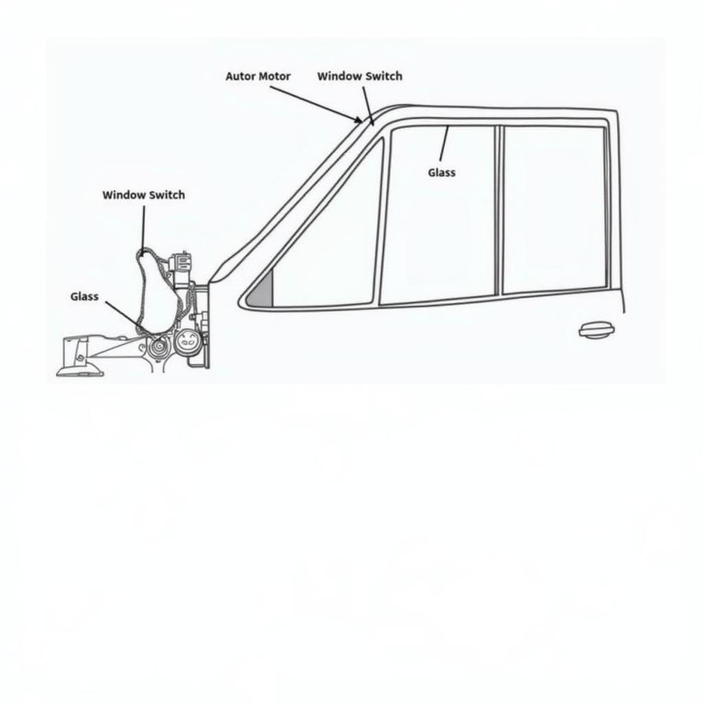 Automatic Car Window Parts