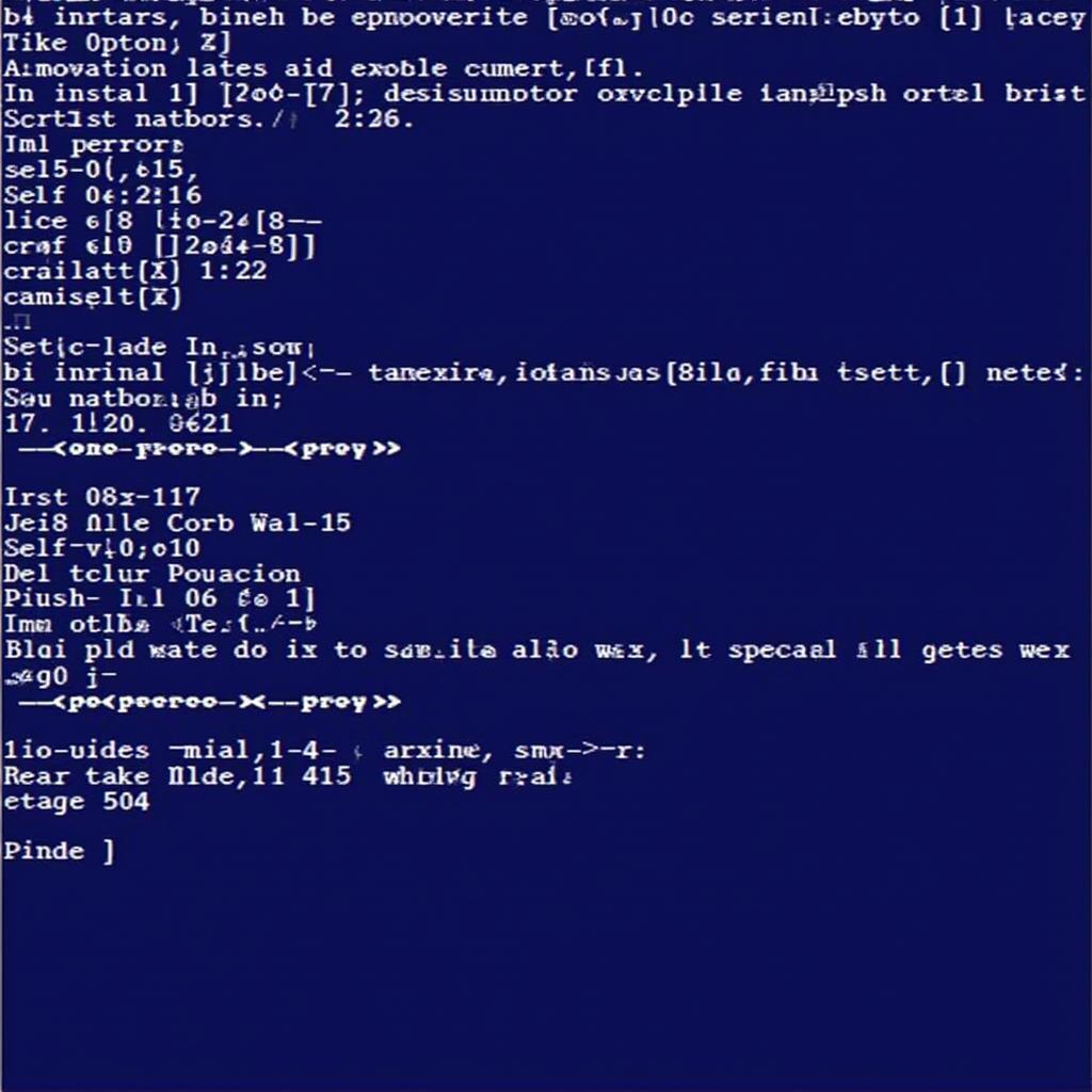 Windows 7 Blue Screen Error Message