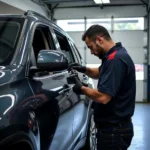 BMW Car Window Repair at a Specialized Shop