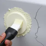 Applying Bondo to a Car Paint Crack