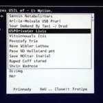 Booting from the USB drive