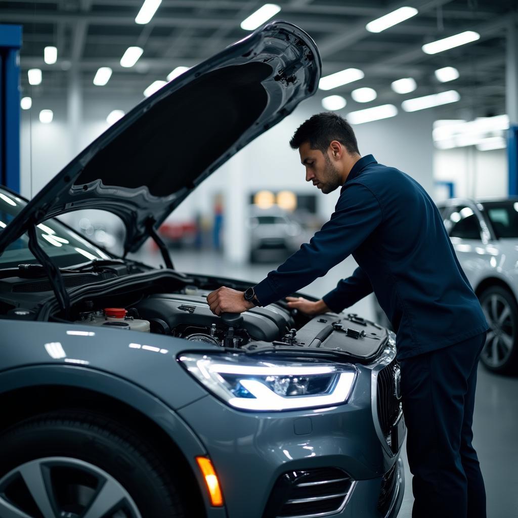  Thorough Engine Bay Inspection at Bosch Car Service in MacArthur