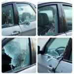 Car Door Window Damage Assessment