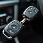 Broken car key requiring repair service