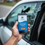 Filing an Insurance Claim for Broken Car Window Repair