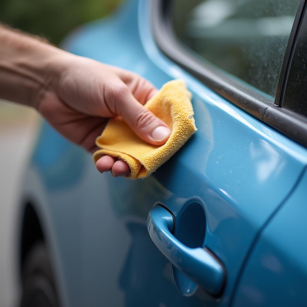 Buffing Out a Clearcoat Scratch