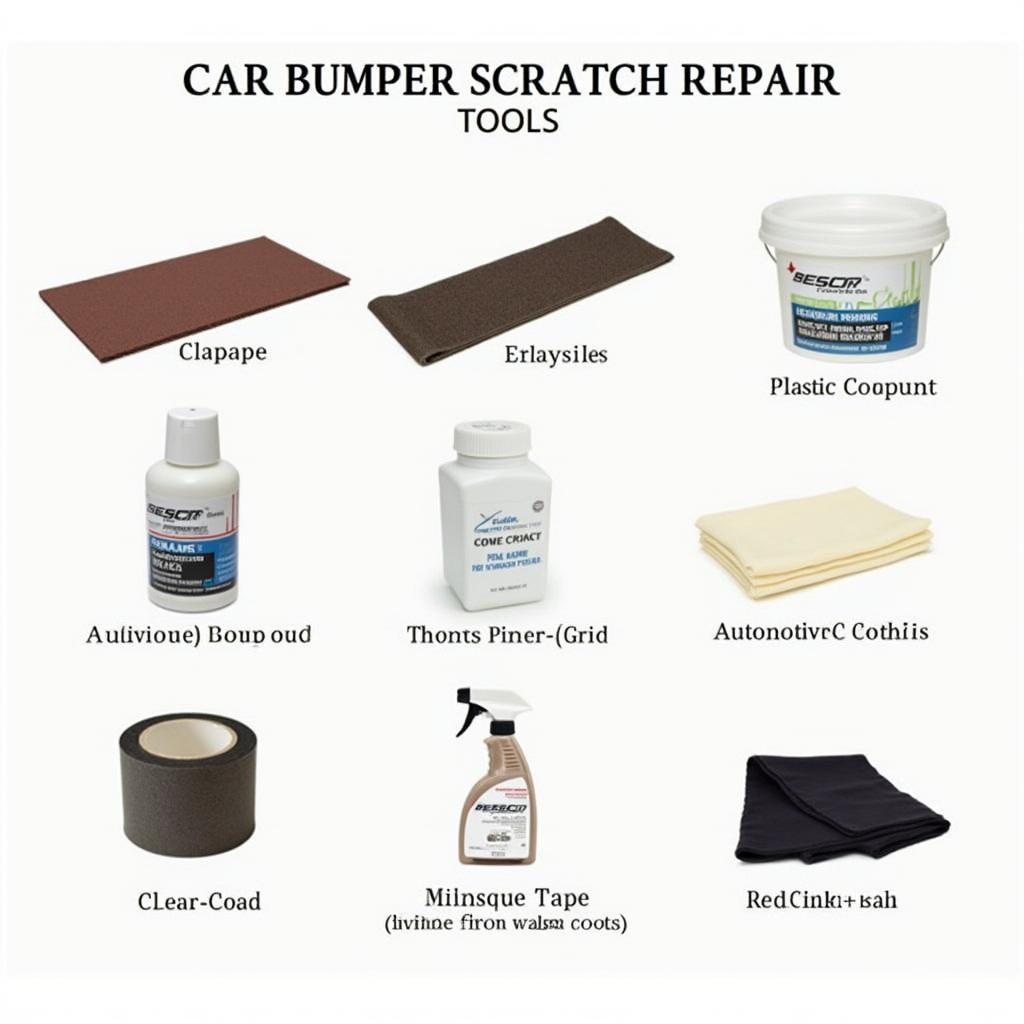 Tools for Repairing Bumper Scratches