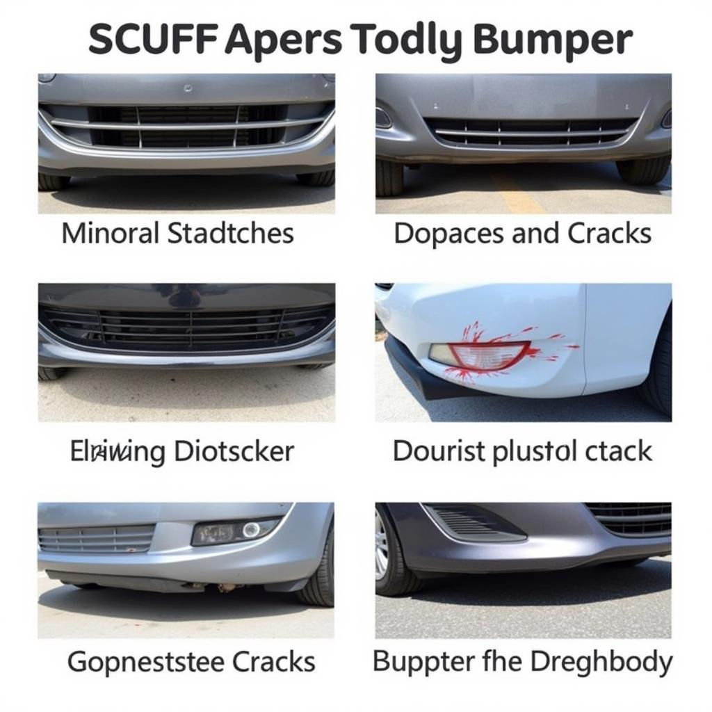 Types of Bumper Scuff Damage in Doncaster Mexborough