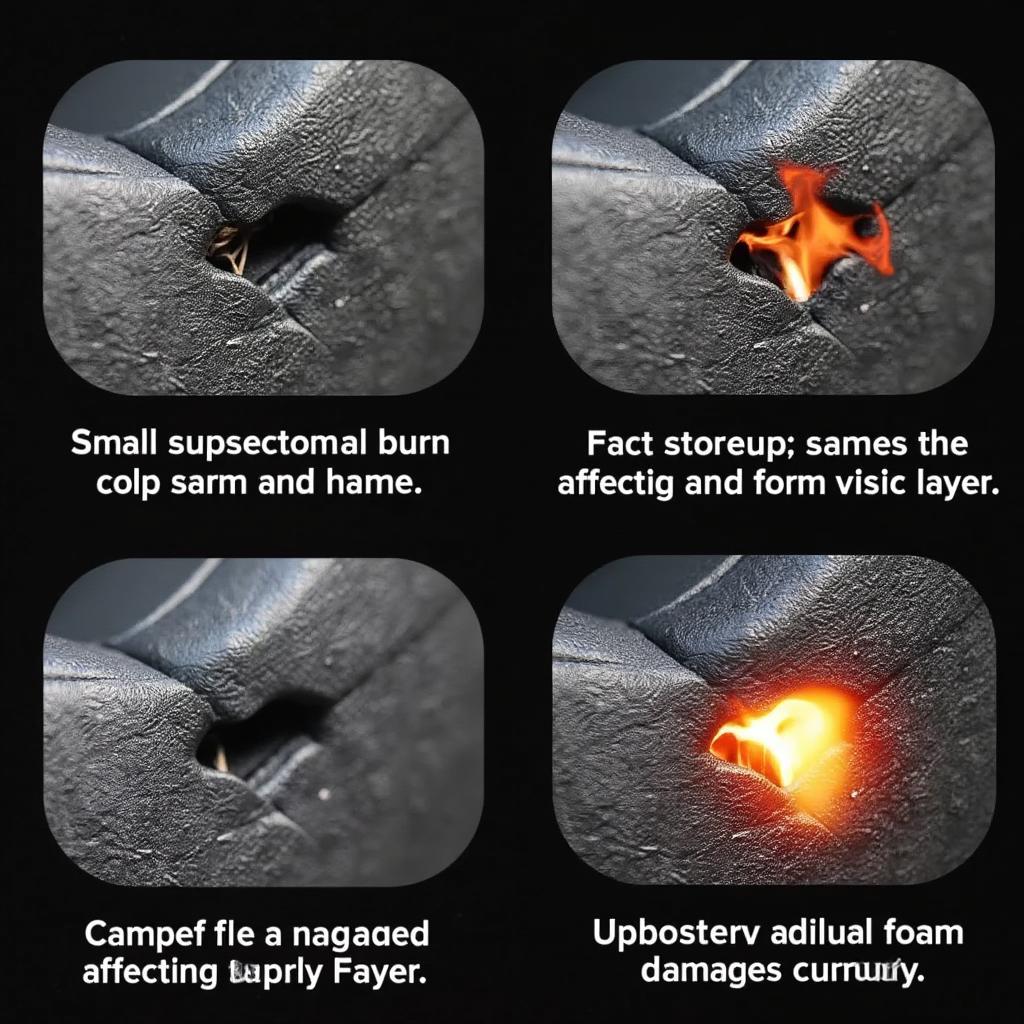 Assessing Burn Hole Severity