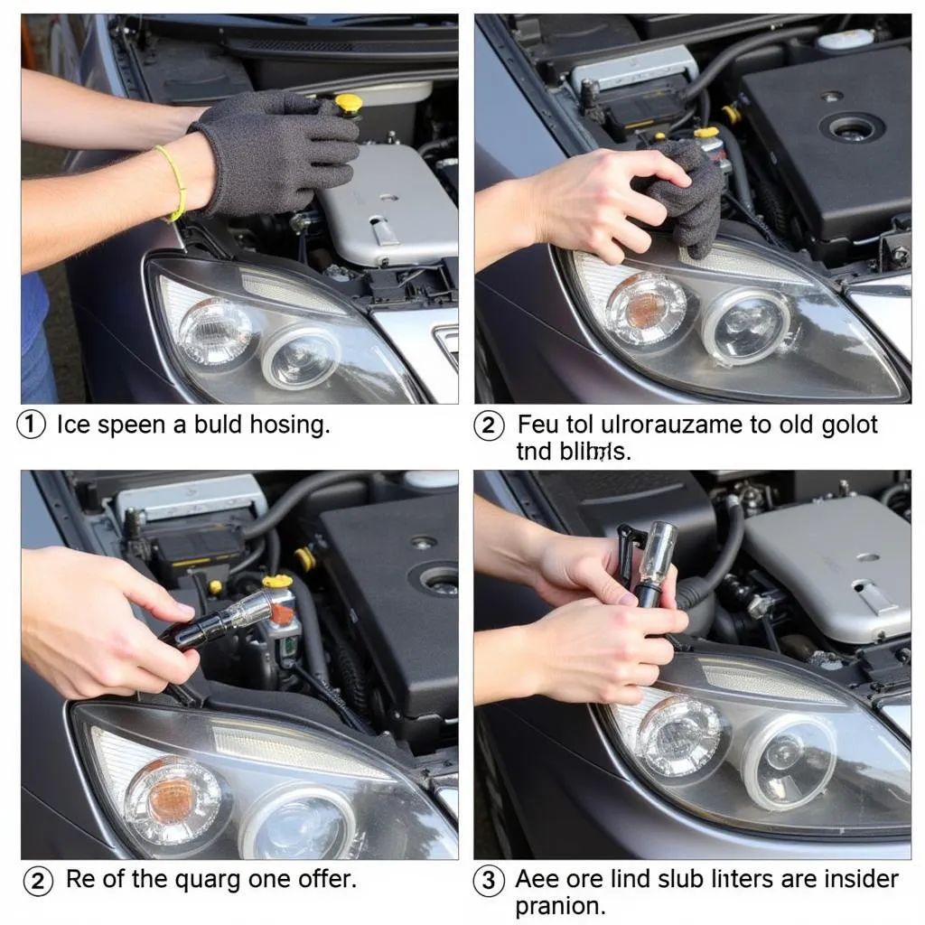 Burnt-out Headlight Bulb Replacement