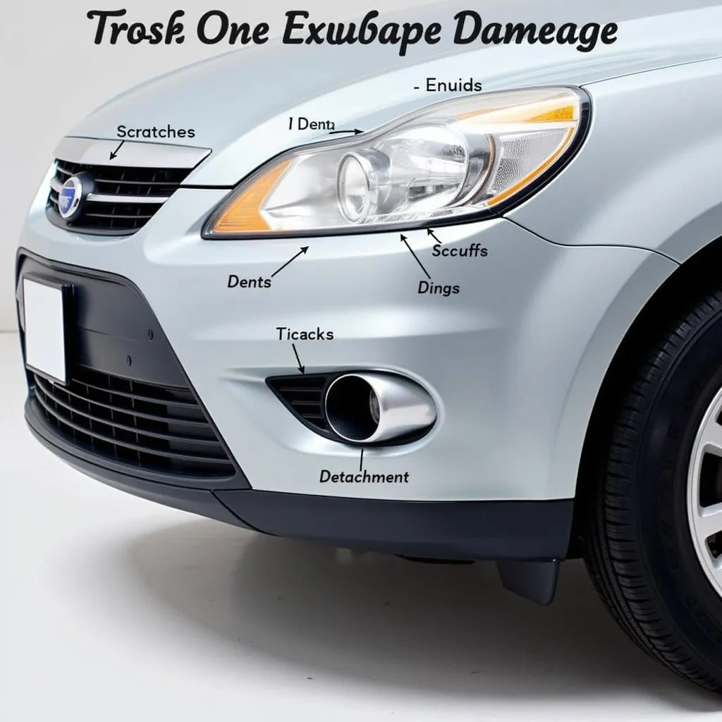 Types of Car Bumper Damage