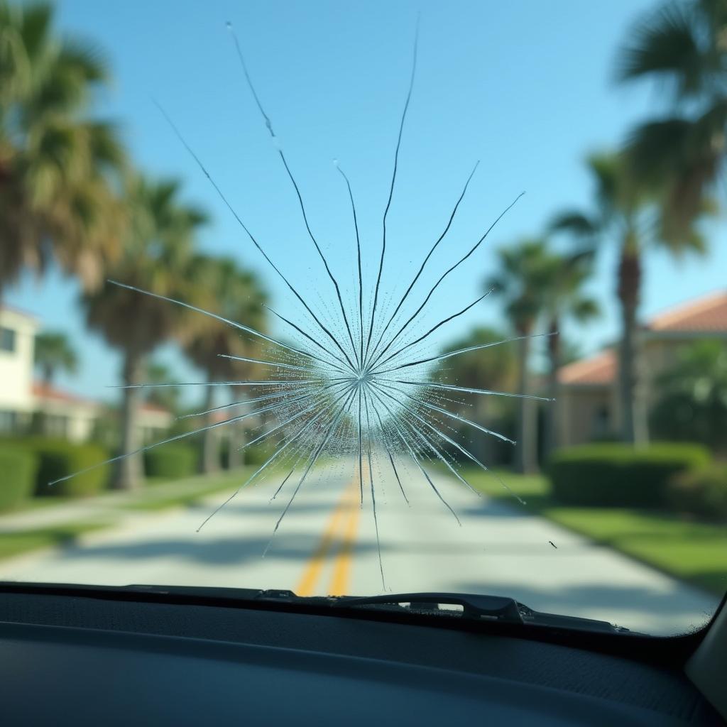 Car Window Damage in Cape Coral