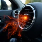 Car AC blowing hot air