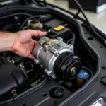 Car AC Compressor Replacement