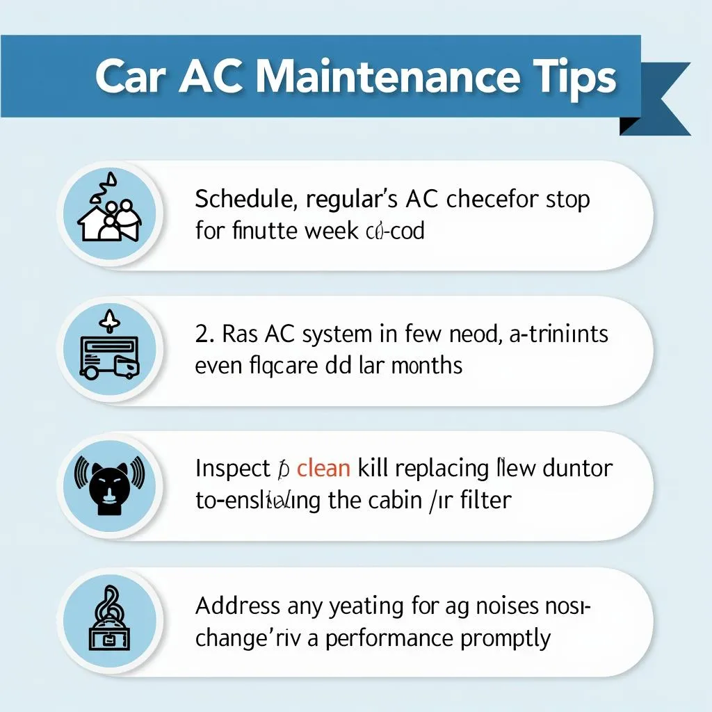 Car AC Maintenance Checklist