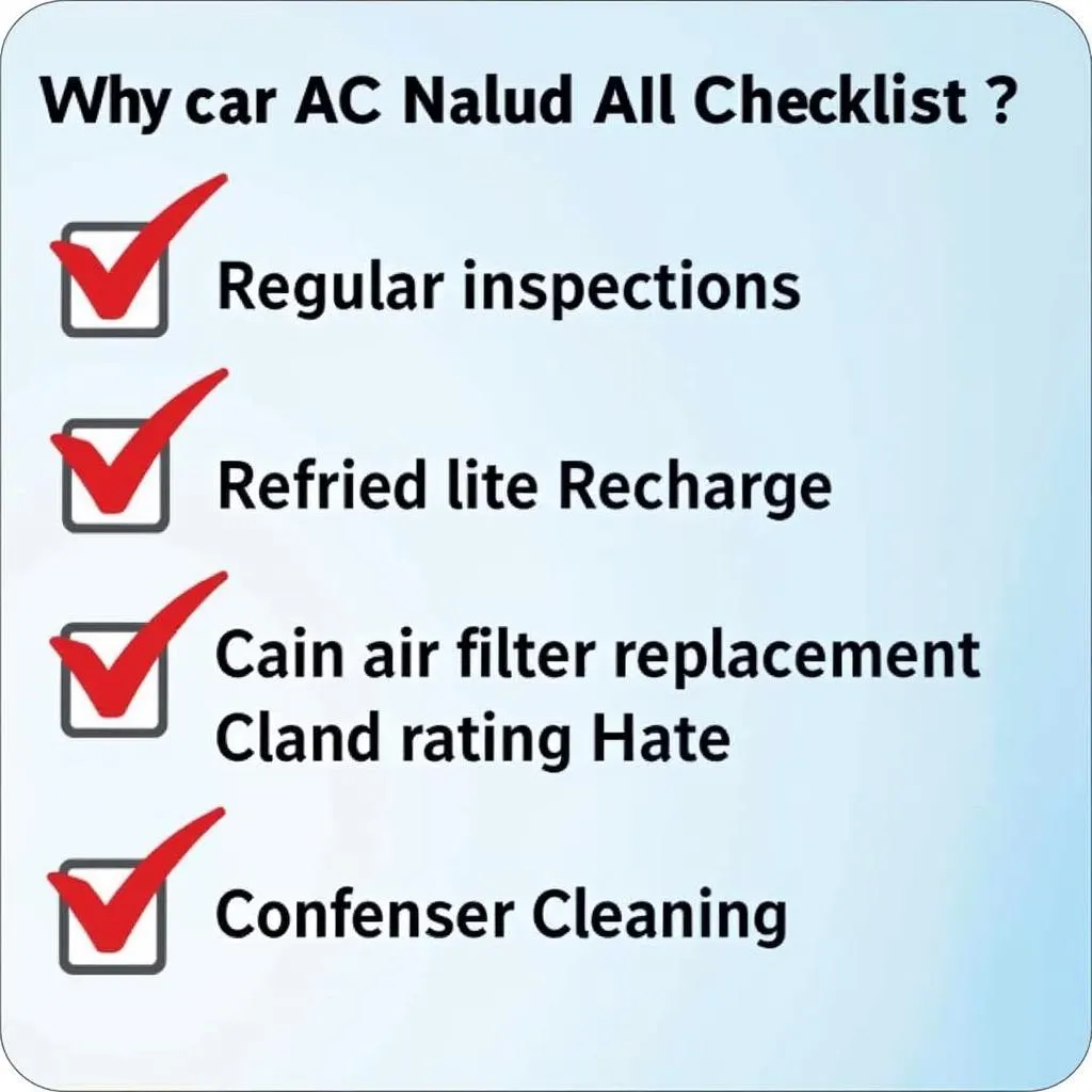 Comprehensive car AC maintenance checklist for Fort Lauderdale drivers