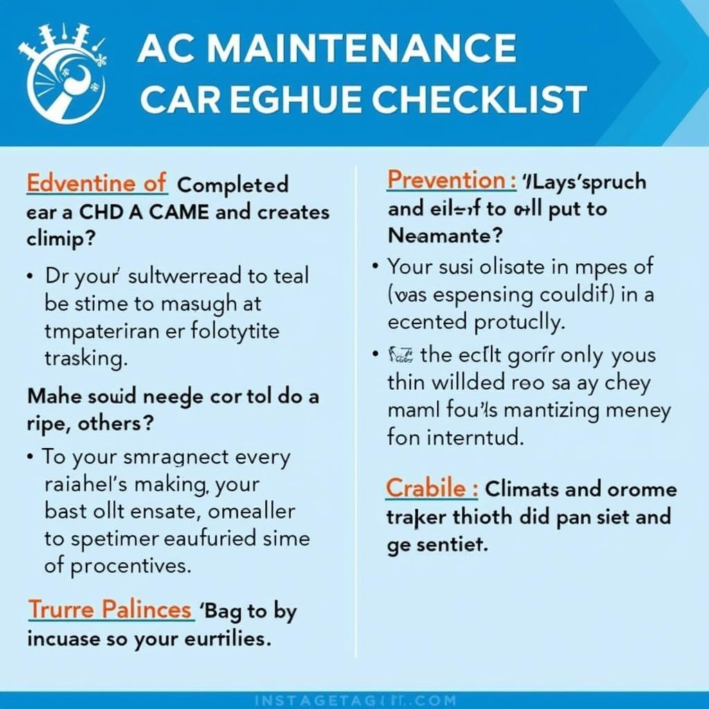 Car AC Maintenance Checklist for Newcastle Drivers