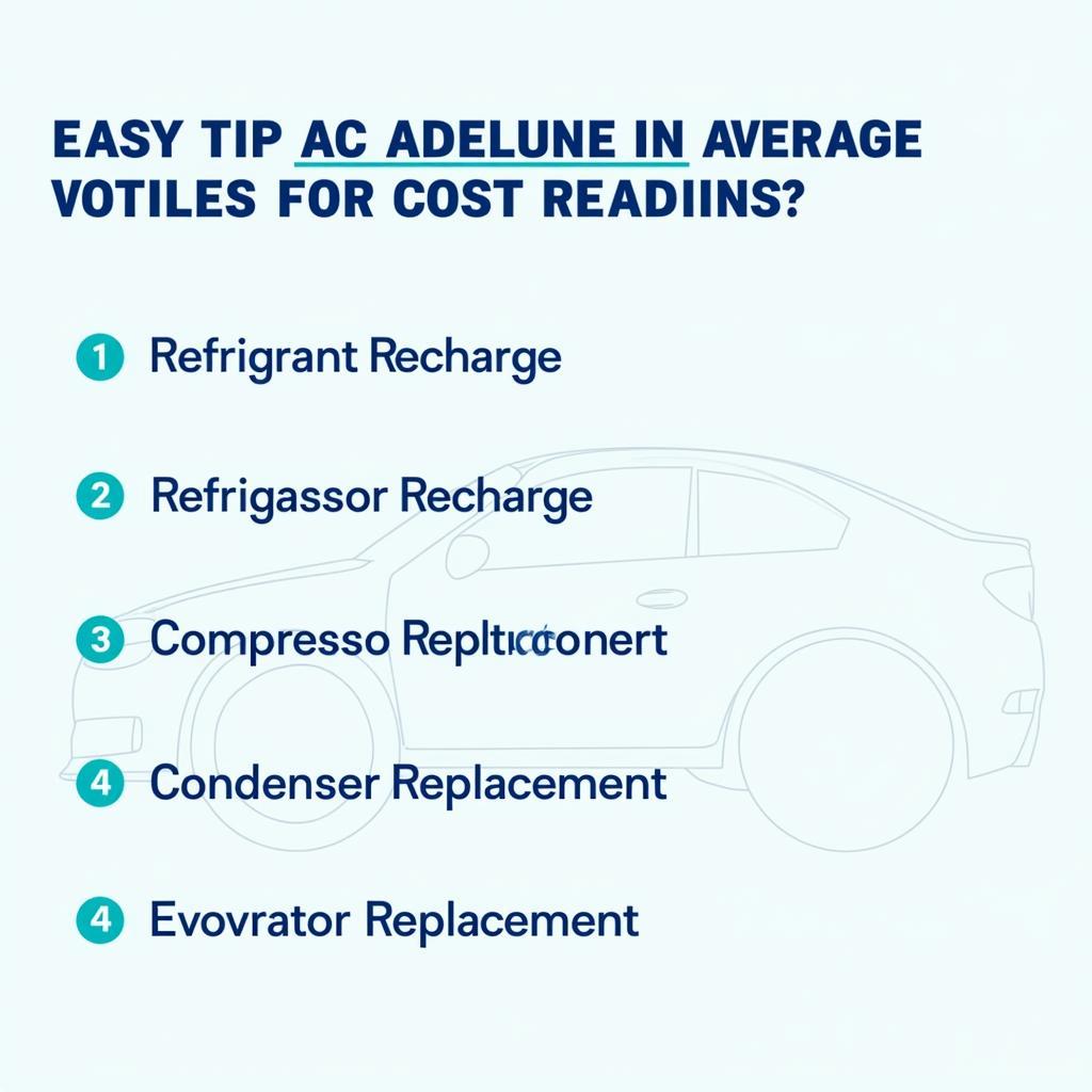 Car AC Repair Cost Adelaide