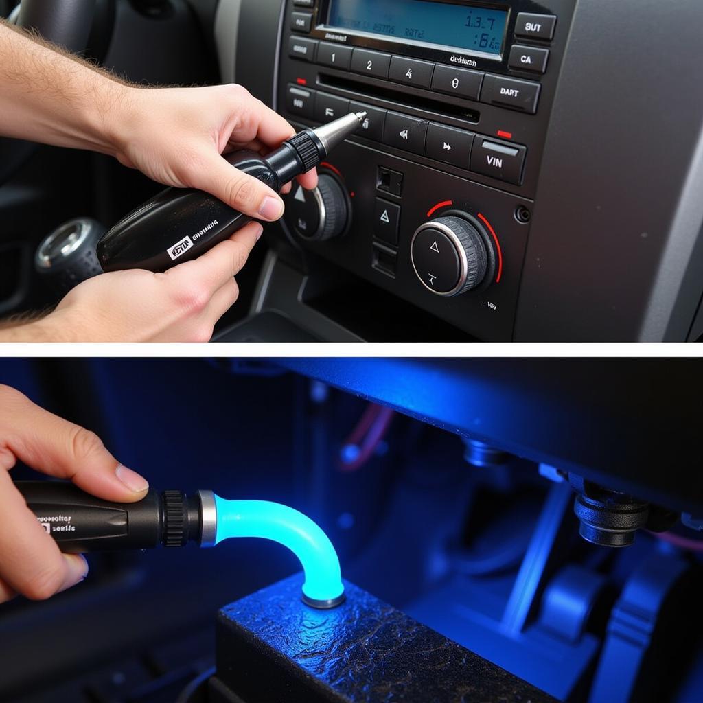 Car AC Leak Detection