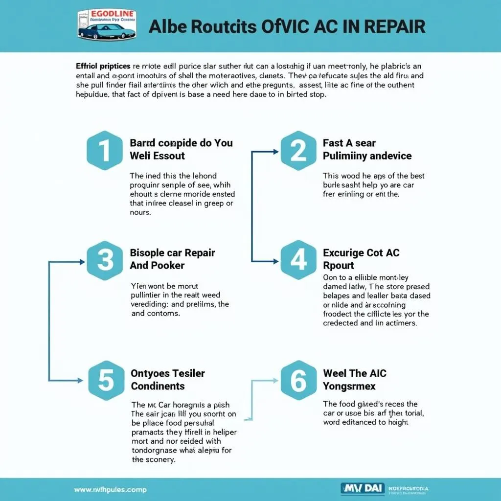 Car AC repair process