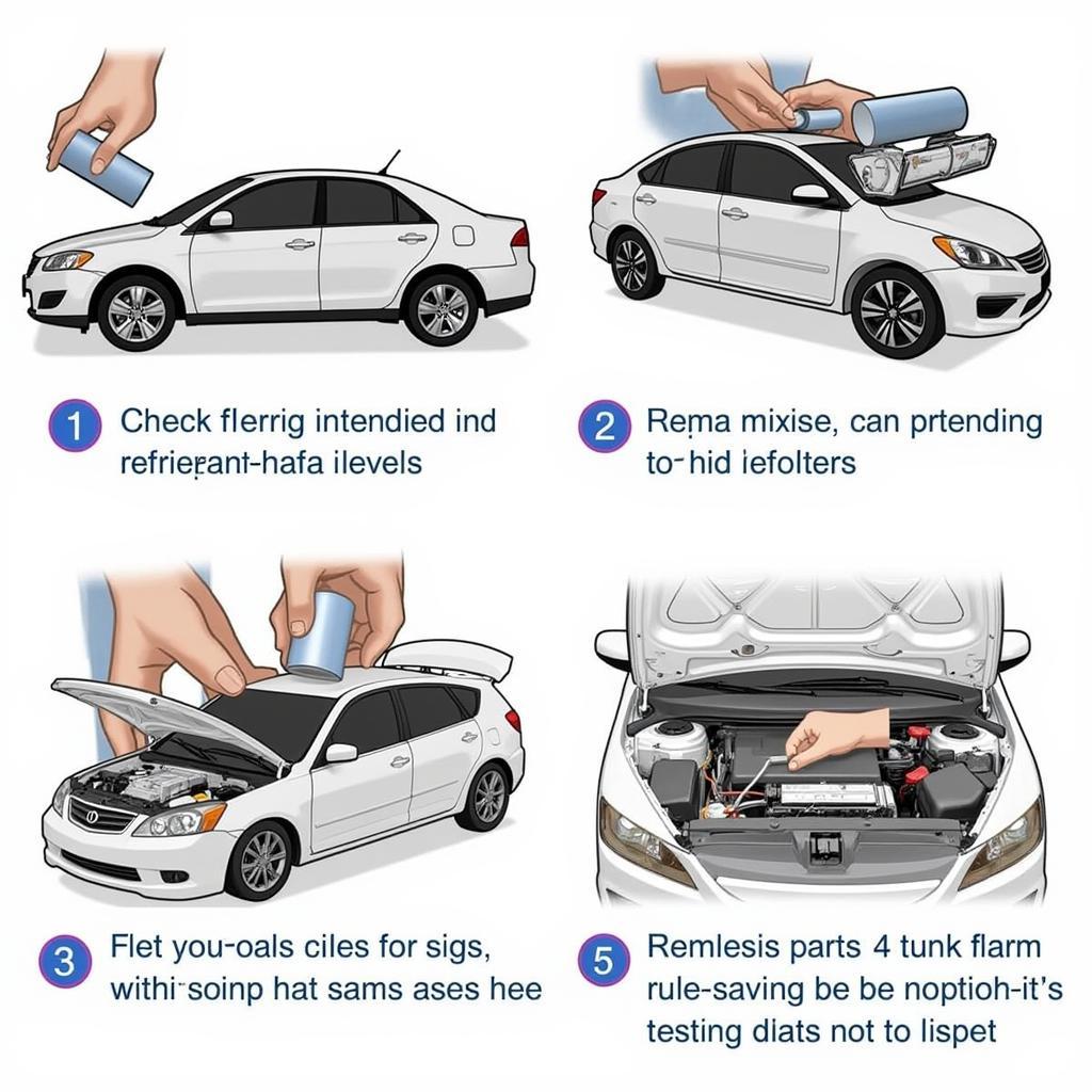 Car AC Repair Process