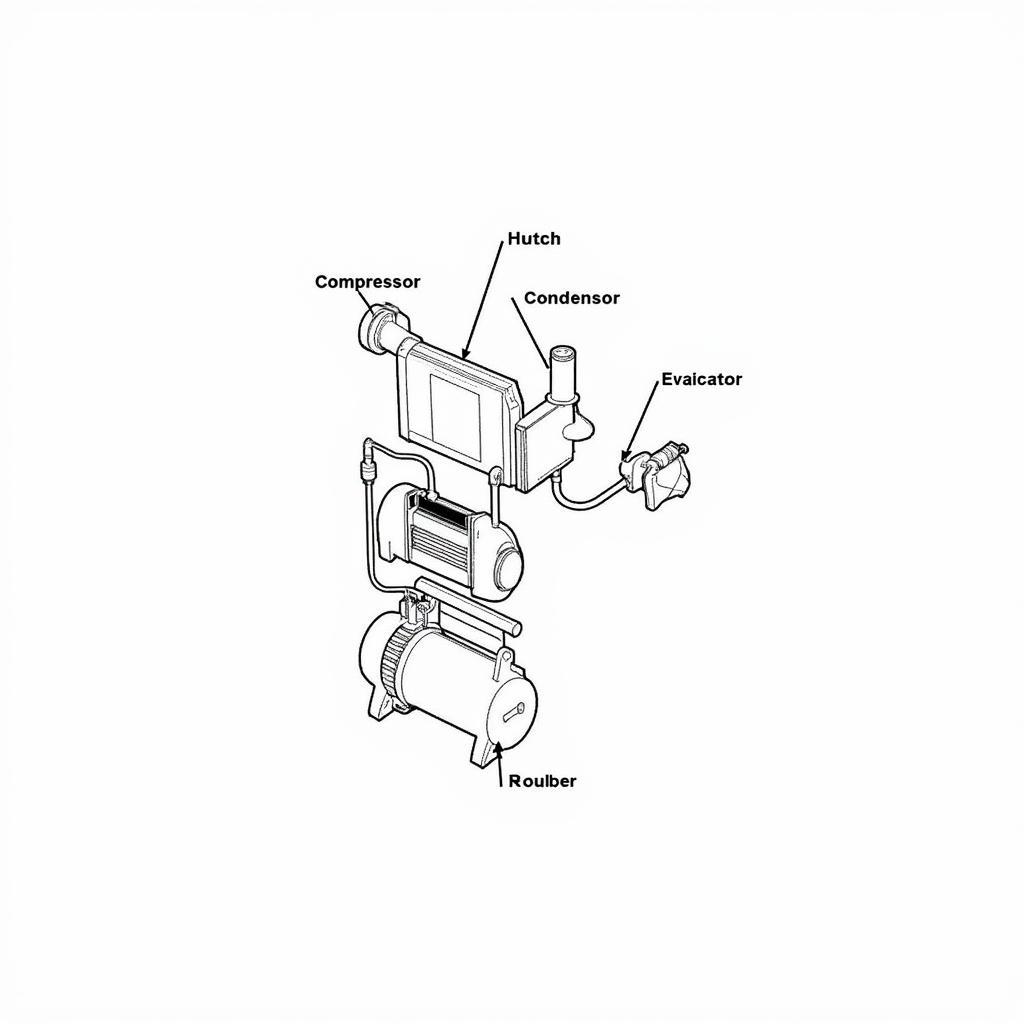 Car AC System Components