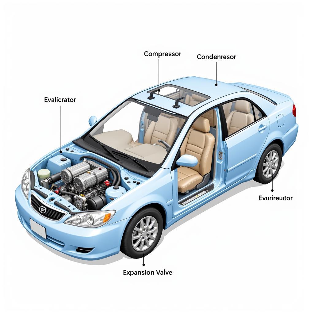 Car AC System Components in Birmingham