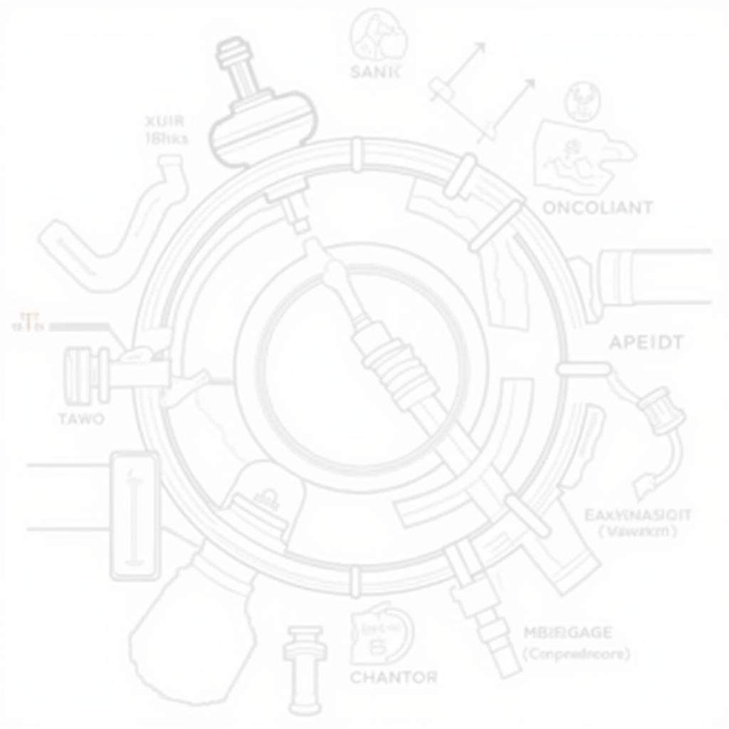 Car AC System Components Diagram