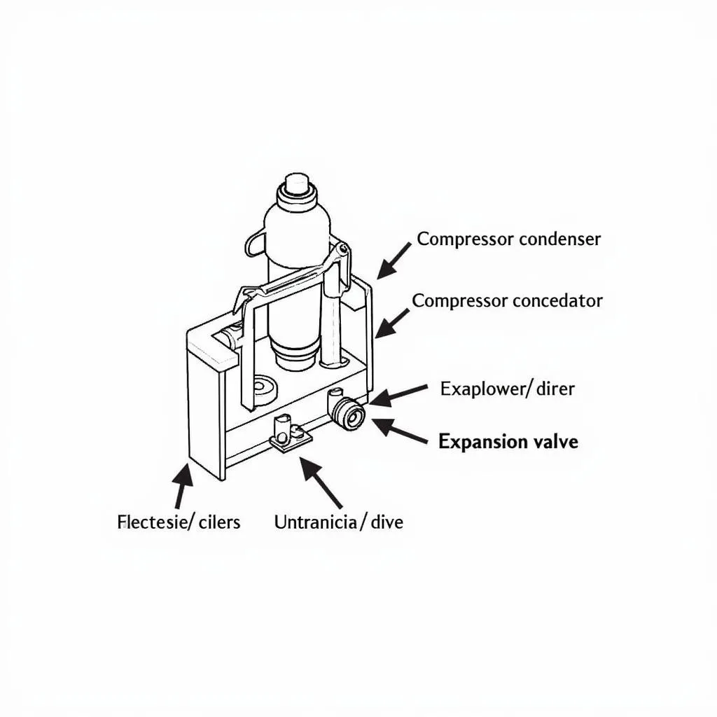 Car AC System Diagram