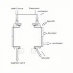 Car AC system diagram