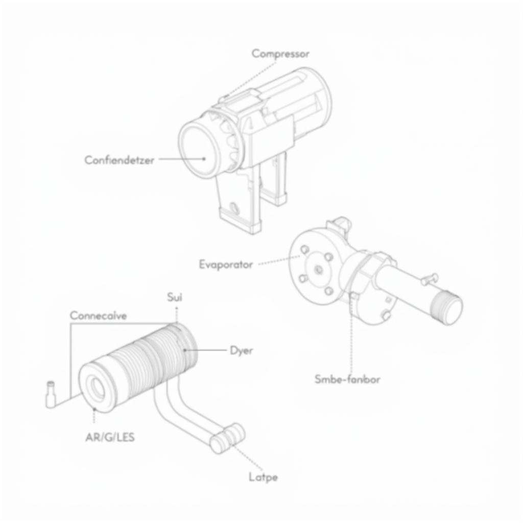 Car AC System Diagram