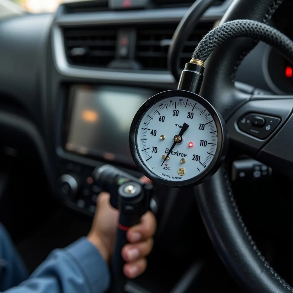 Car AC System Pressure Test