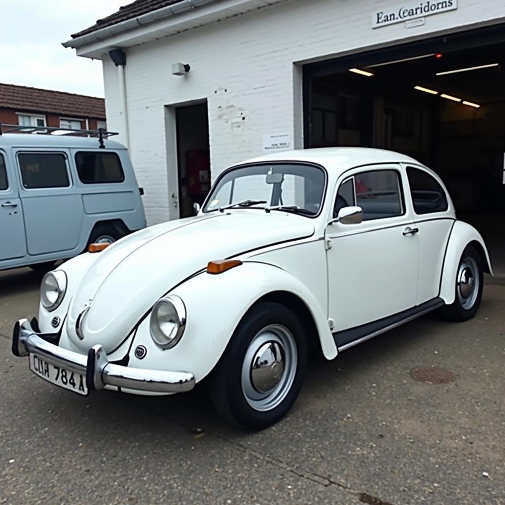 Car after complete body repair in Aldingham