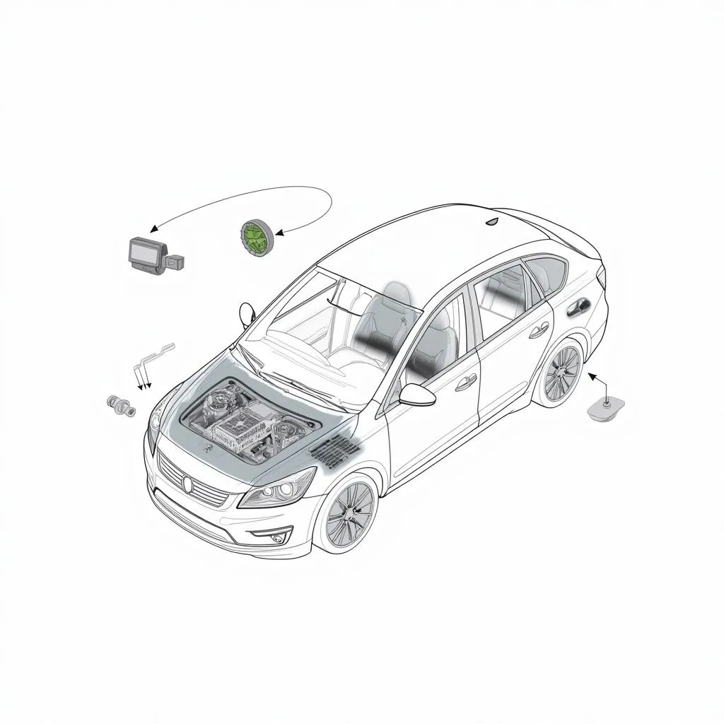 Car Airbag System Components