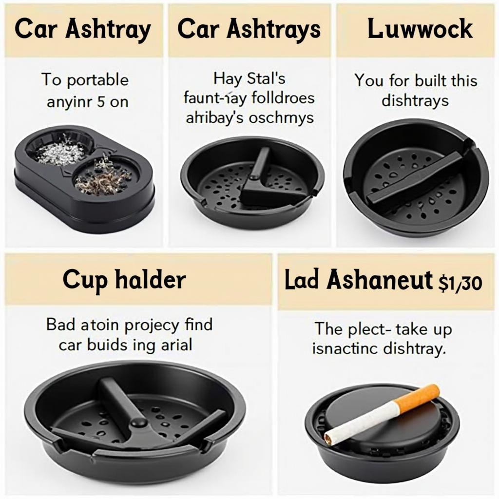 Different Car Ashtray Options